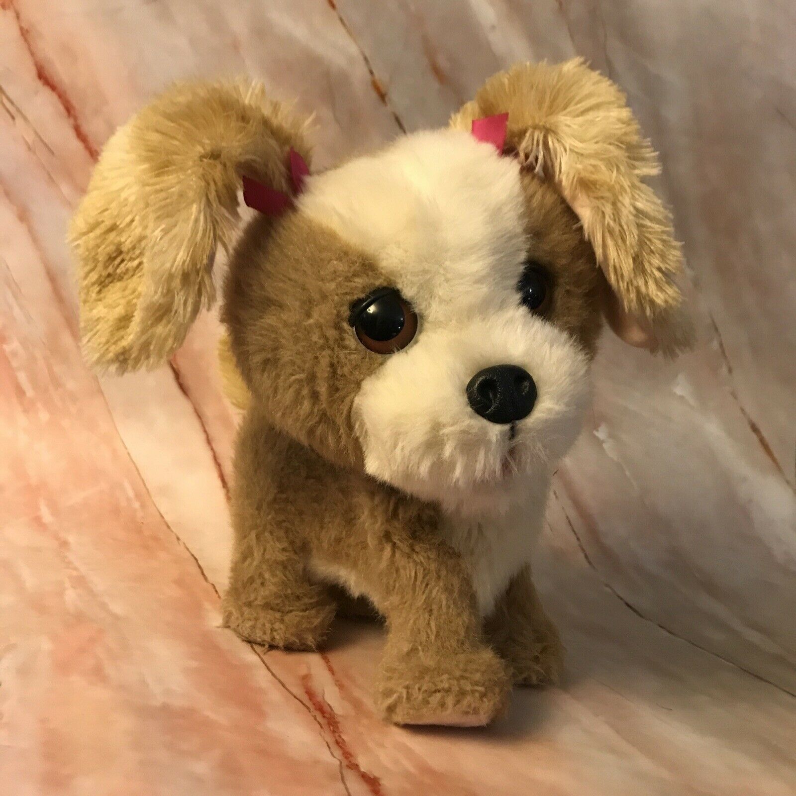 Fur Real Friends My Happy To See Me Pup Pet Interactive Dog Toy Plush Dog Only
