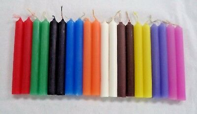 Mini 4" 20 Assorted Candles Magick Set #2 (spell Chime Altar Wicca Ritual)