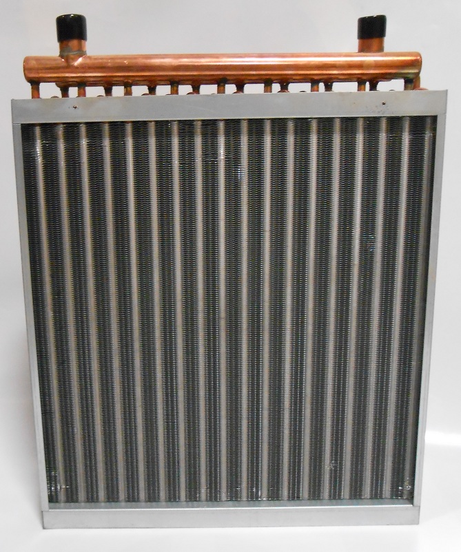 20x20 Water To Air Heat Exchanger Hot Water Coil Outdoor Wood Furnace