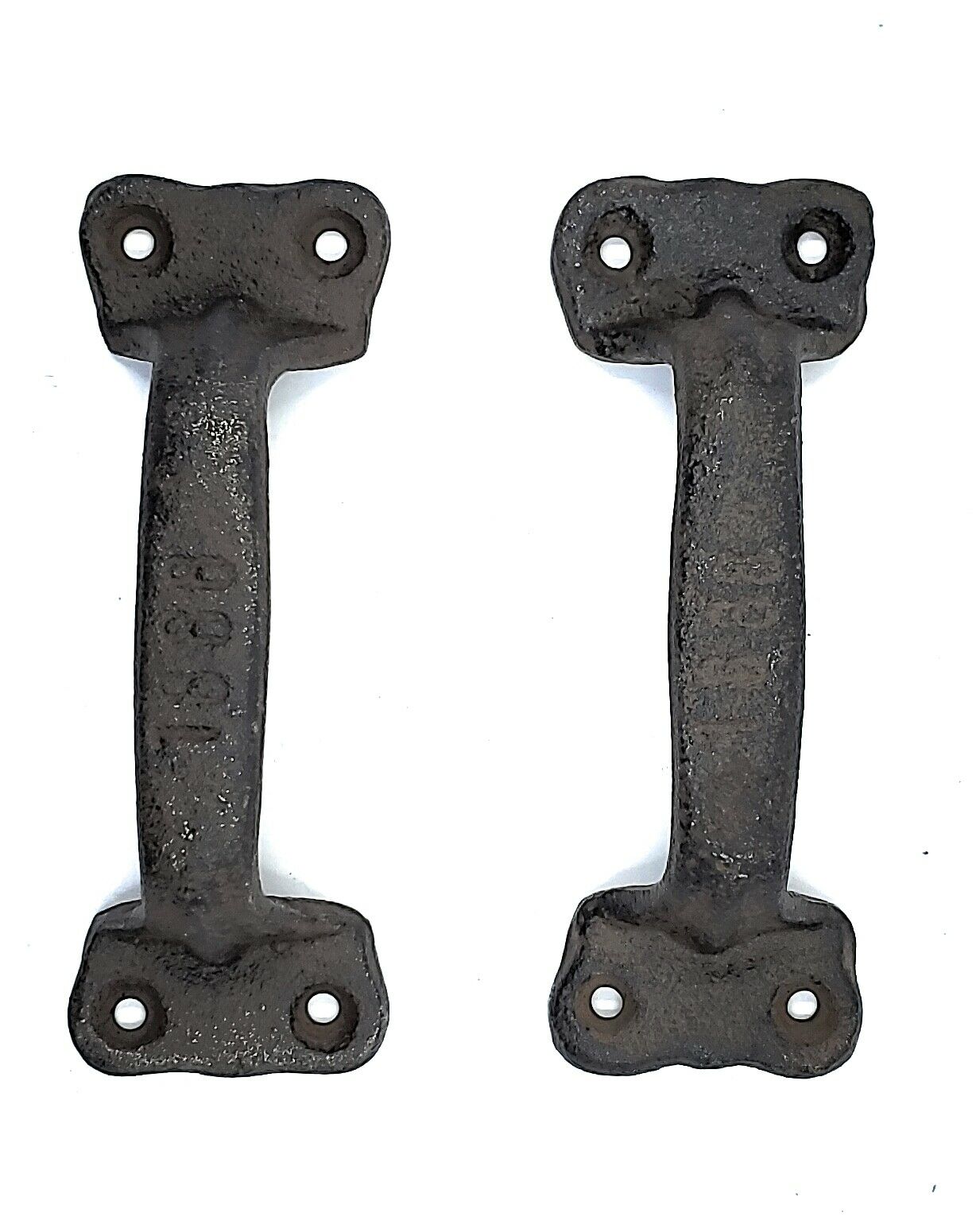 Cast Iron Antique Style Rustic Barn Gate Pull Shed Door Handles Set Of 2 New