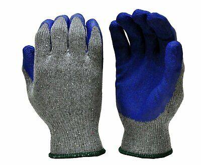 G & F 3100 Premium Heavy Textured Double Dipped Latex Coated Gloves, 12 Pairs