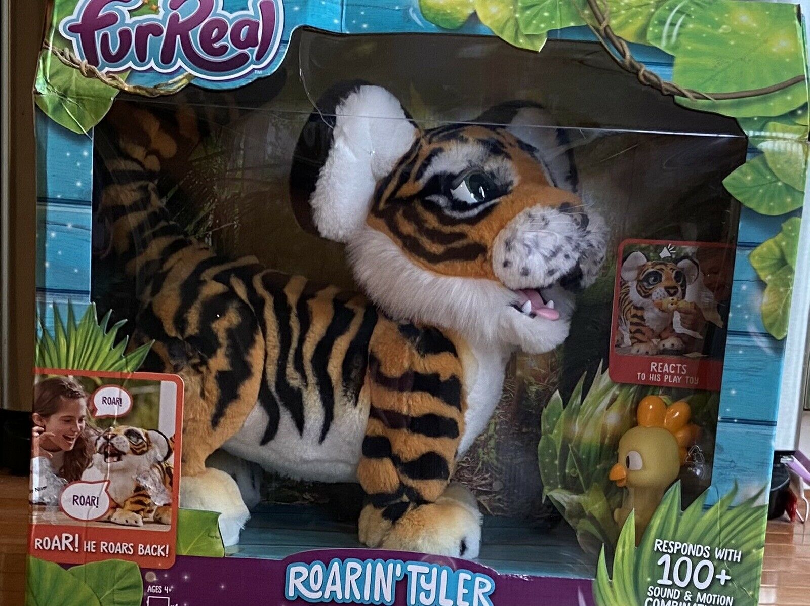 Hasbro Furreal Roarin’ Tyler Tiger New Nib The Playful Interactive