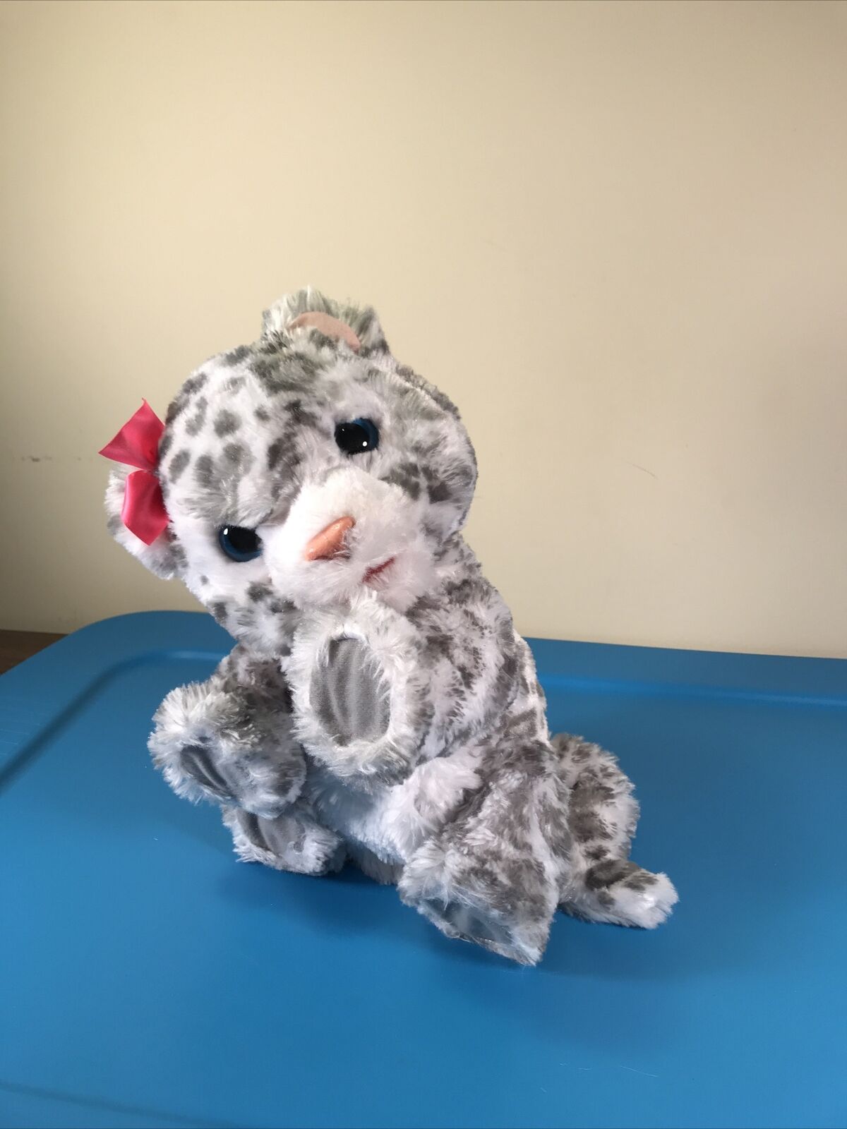 Furreal Friends Flurry, My Baby Snow Leopard Pet Interactive Plush See Video!